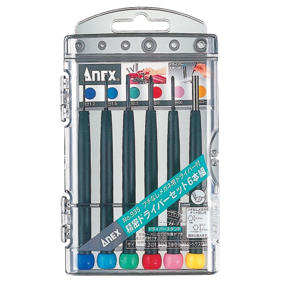 تصویر  ست 6 عددی پیچ گوشتی الکترونیکی 935